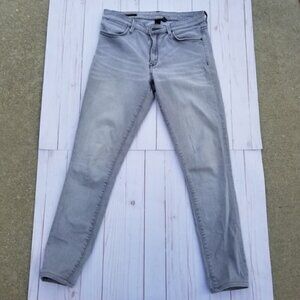 Club Monaco Skinny Faded Cropped Jeans (28)
